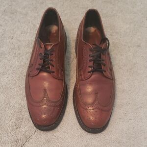 Allen Edmonds Brown Leather Wingtip Oxfords